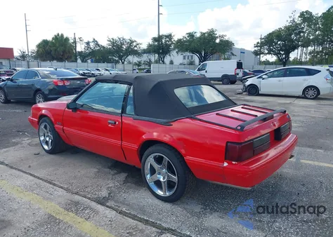 1993 Ford Mustang Lx z USA, uszkodzony, nr VIN 1FACP44E2PF207122